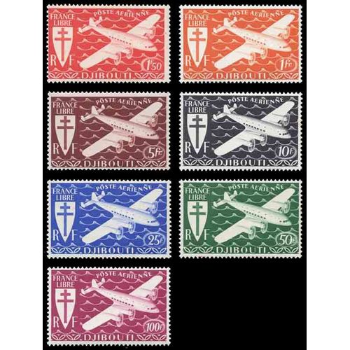 Timbre Collection Cote Des Somalis N° Yvert Et Tellier Pa 1/7 Neuf Sans Charnière