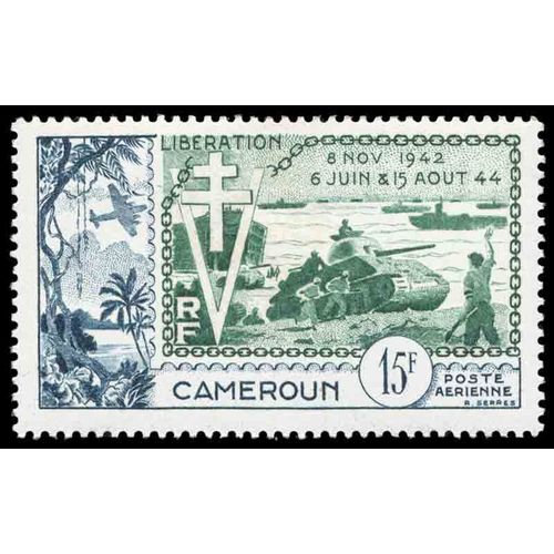 Timbre Collection Cameroun N° Yvert Et Tellier Pa 44 Neuf Sans Charnière