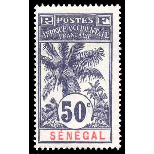Timbre Collection Sénégal N° Yvert Et Tellier 42 Neuf Avec Charnière