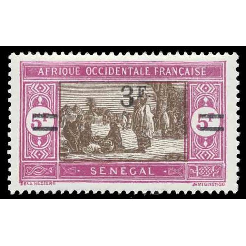 Timbre Collection Sénégal N° Yvert Et Tellier 99 Neuf Avec Charnière