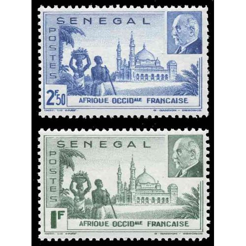 Timbre Collection Sénégal N° Yvert Et Tellier 177/178 Neuf Sans Charnière