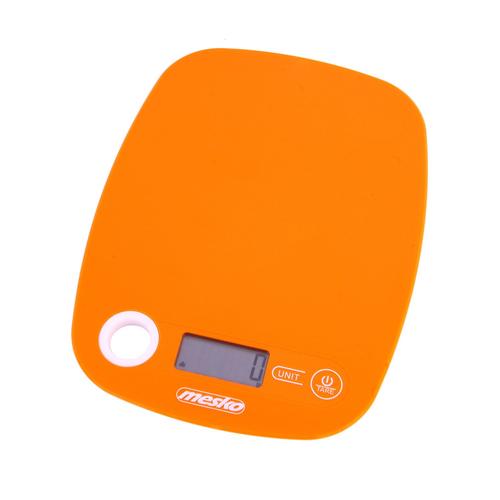 Balance De Cuisine Numérique, 5 Kg, Écran Lcd, Haute Précision, Multifonction Orange Mesko Ms3159o