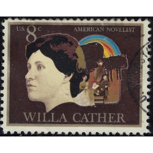 Etats Unis 1973 Oblitéré Used Willa Cather Romancière Y&t Us 1487 Su