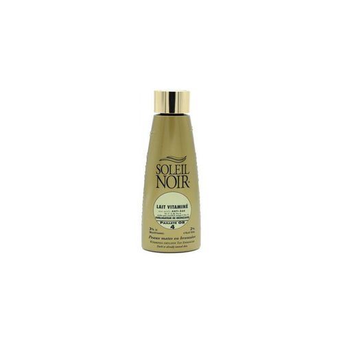 Soleil Noir Lait Vitaminé 150ml Spf4 Pailleté Or 