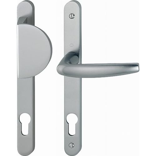 Ensemble de porte palière Atlanta 554/300LMSGL/1530 HOPPE plaque étroite Argent F9 Clé i - entr.70 ép.68/77 - 3891734