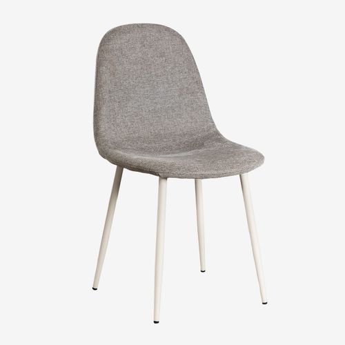 Pack De 2 Chaises De Salle À Manger Glamm Deluxe Beige Crème
