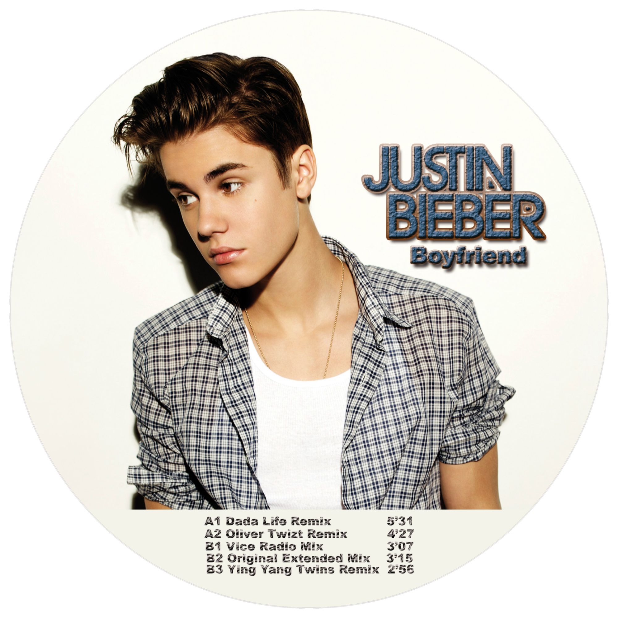 Justin Bieber ¿ Boyfriend - Hollywood 22 - Picture Disc - Disque Vinyle - Records - Limited Edition 240 Gr - House Music - 2012