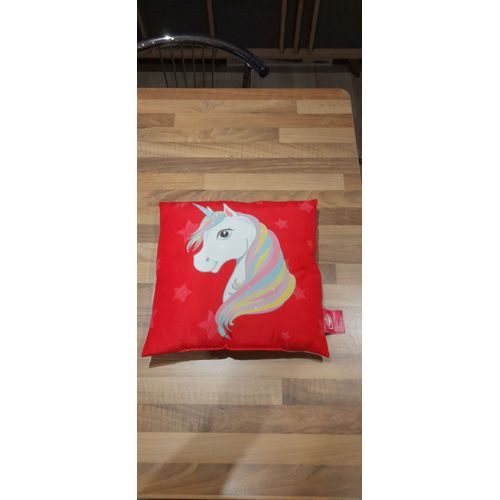 Coussin Licorne 33 X 33 Cm