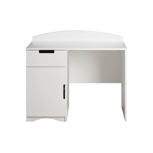 Bureau avec 2 tiroirs MATI en blanc pour chambre enfant