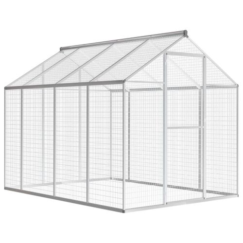 Volière D'extérieur Cadre En Aluminium 242 Cm Oiseaux Helloshop26 02_0000058