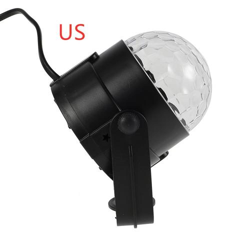 Boule Disco Rotative Activée Par Le Son, Projecteur Laser, Lampe De Fête Rgb Led, Lumières De Scène, Boule Colorée De Nuit, 2021, Grosse Vente