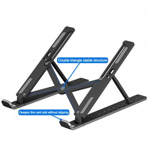 Support réglable pour ordinateur Portable, Base pour Macbook, Support pour ordinateur Portable et tablette, Support de Table