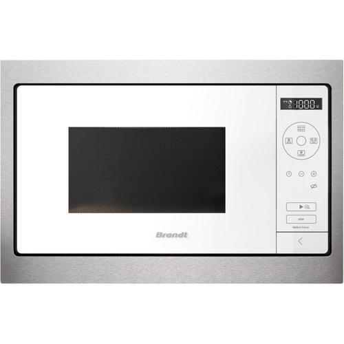 Brandt BMS7120W - Four micro-ondes monofonction - encastrable - 26 litres - 900 Watt - blanc