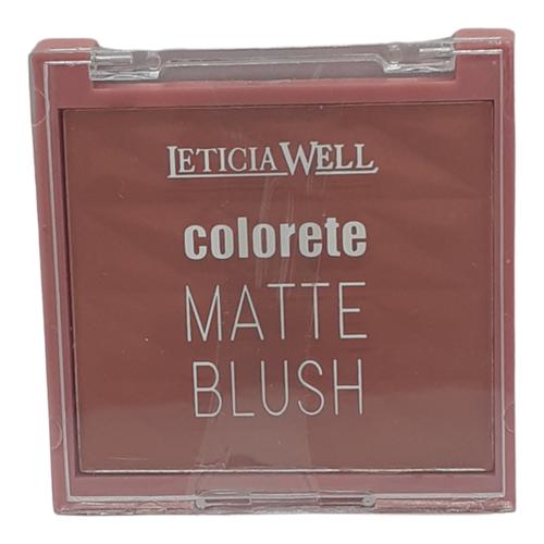 Blush Mat Pour Joues Maquillage Leticia Well 