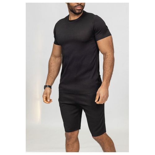 Ensemble Short,Tshirt Noir Homme