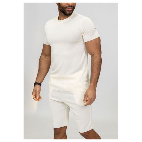 Ensemble Short,Tshirt Blanc Homme