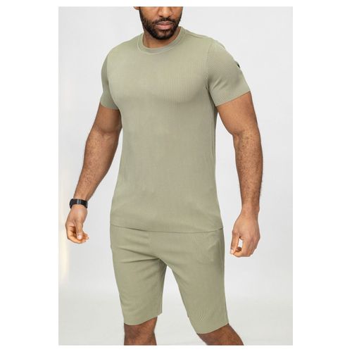 Ensemble Short,Tshirt Vert Homme