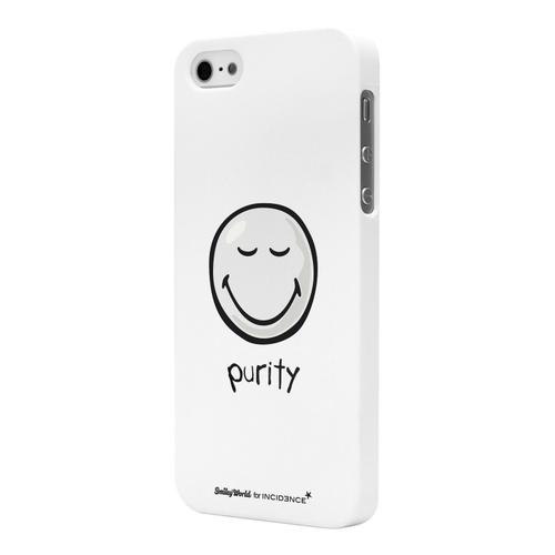 Coque Moxie Smiley Purity Iphone 5 5s Se Blanc