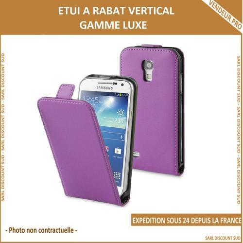 Housse Etui Coque Rabat Flip Clapet Pour Samsung Galaxy S3 (I9300) Violet