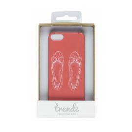 Coque Trendz Rigide Ballerines Iphone 5/5s Et Se Ancienne Generation Rose Corail