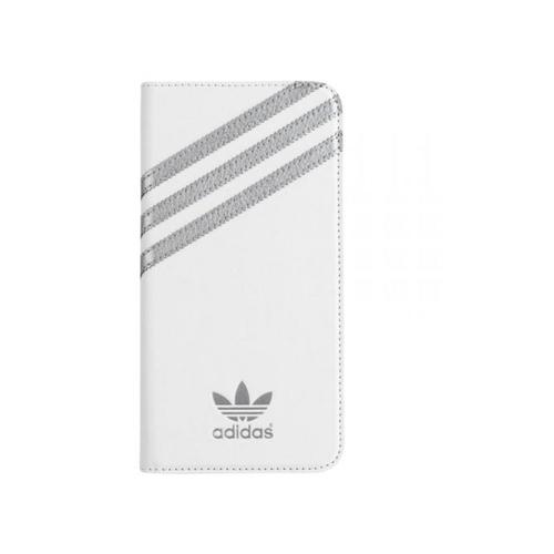 Etui Folio Adidas Iphone 5 5s Se Ancienne Generation Blanc Argent