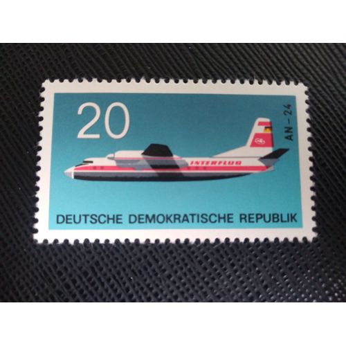 Timbre Allemagne / Rda Yt 1217 Antonow An-24 1969 ( 080306 )