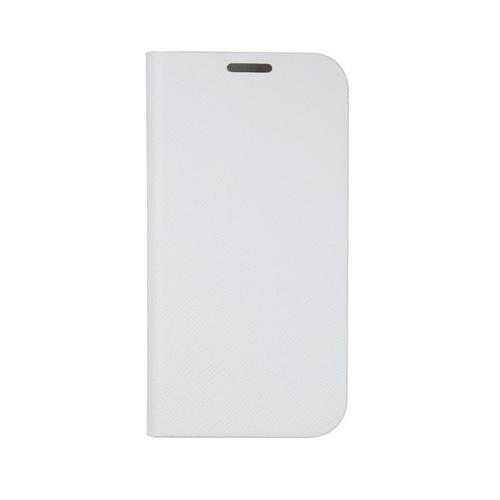Etui En Cuir Anymode Folio Diary Case Blanc Pour Samsung Galaxy S4 I9500