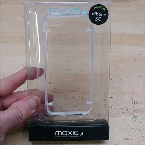 Coque Plexiglass Moxie Contour Et Griffes Couleur Blanche Pour Iphone 5c