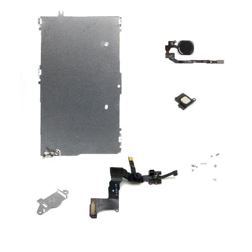 Kit Parts Plaque Hp Bouton Home Capeur De Proximite Camera Pour Iphone 5s Noir