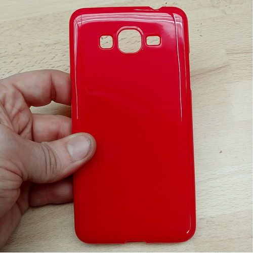 Coque Silicone Pour Samsung G530 Galaxy Grand Prime Couleur Rouge