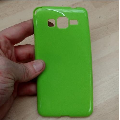 Coque Silicone Pour Samsung G530 Galaxy Grand Prime Couleur Vert