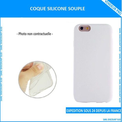 Coque En Silicone Souple Pour Sony Xperia M5 Blanche