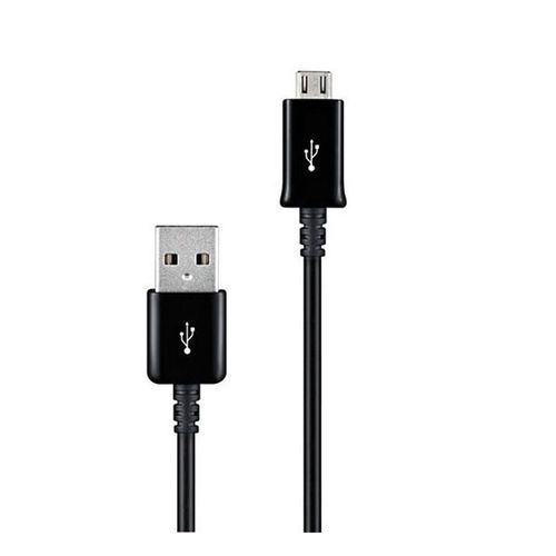 CABLE DATA COMPATIBLE TYPE SAMSUNG MICRO USB DE COULEUR NOIR