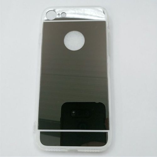 Coque En Silicone Miroir Pour Apple Iphone 6 Plus 6s Plus De Couleur Noir