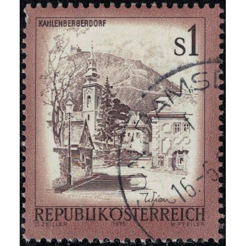 Autriche 1975 Oblitéré Used Kahlenbergerdorf Communauté Cadastrale De Vienne Y&t At 1304 Su