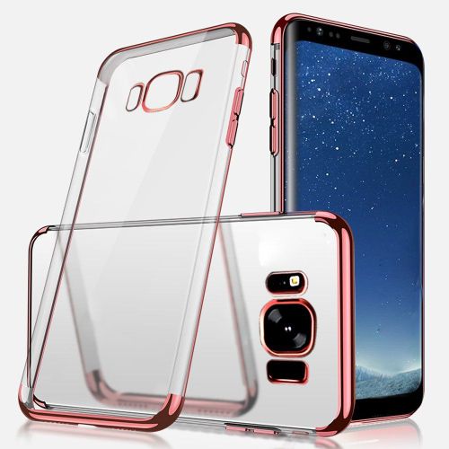 Coque En Silicone Pour Samsung Galaxy S6 G920 De Couleur Rose Et Transtarent