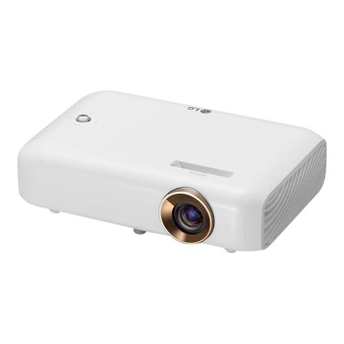 LG CineBeam PH510PG - Projecteur DLP - LED - 550 lumens - 1280 x 720 - 16:9 - 720p - Wi-Fi - blanc