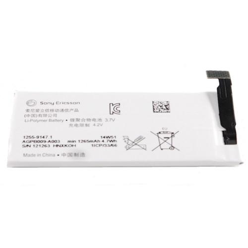 Batterie De Remplacement Occasion Sony 1255-9147.1 Agpb009-A003 Xperia Go St27i