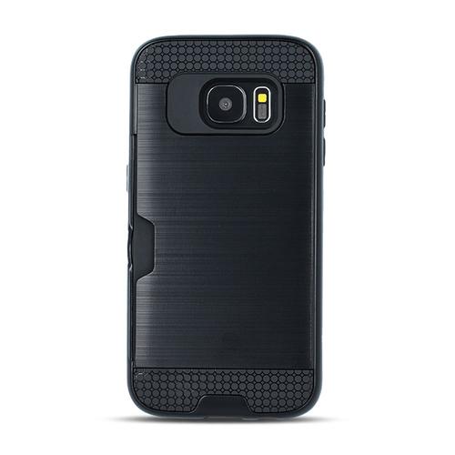 Coque Type Deffender Pour Samsung A7 2018 A750 De Couleur Noir