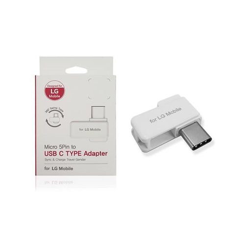 ADAPTATEUR ORIGINE LG TST-G002-WH USB FEMELLE VERS TYPE C LG SOUS BLISTER