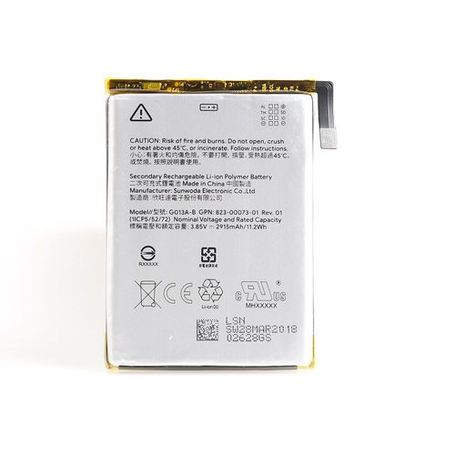 Batterie De Remplacement Neuve Go13a-B Pour Google Pixel 3