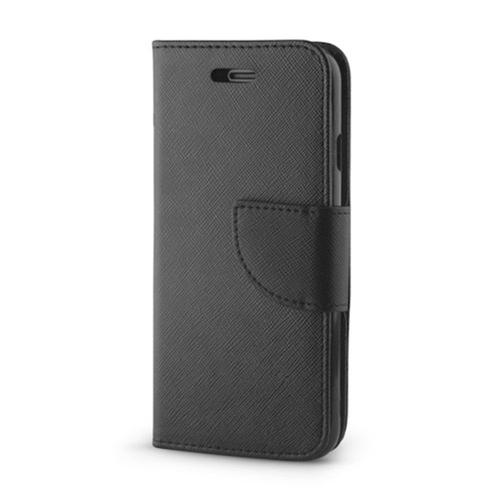 Coque Housse Etui Folio Portefeuille Fancy Pour Nokia 210 Noir