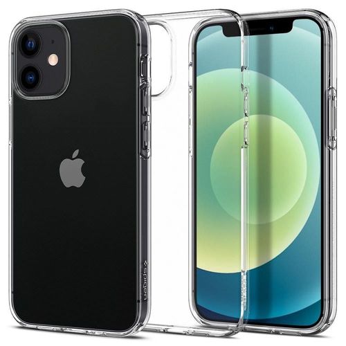 Coque Liquid Crystal De Marque Spigen Pour Apple Iphone 12 Mini 5.4 Transparent