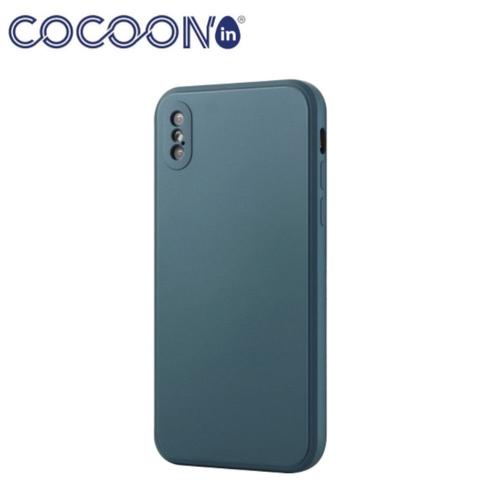 Coque Silicone Cocoon In Quadra Pour Apple Iphone 11 Pro Bleu