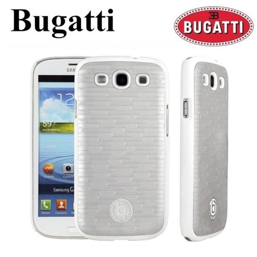 Coque Bugatti Clip On Cover Brick Silver Pour Samsung Galaxy S3 I9300