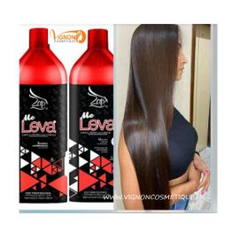 Lissage Brésilien Zap Me Leva Masque Capillaire 1l & Shampoing1l 