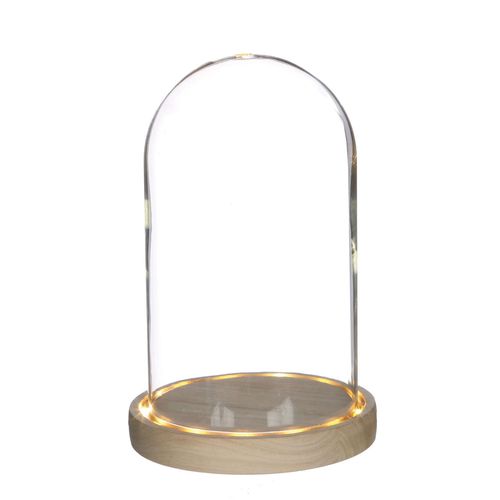 Cloche Avec Led Diam 14 Ht 21.5