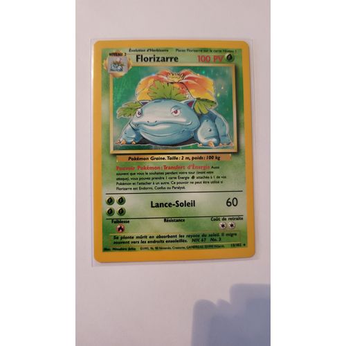 Carte Pokemon Florizarre Holo 1999 Wizards