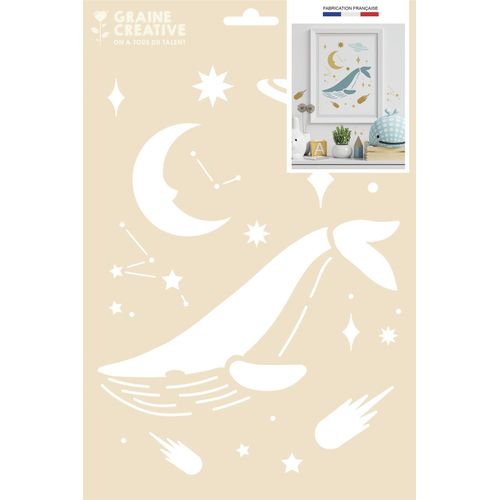 Pochoir A4 Sans Sachet - Cosmos