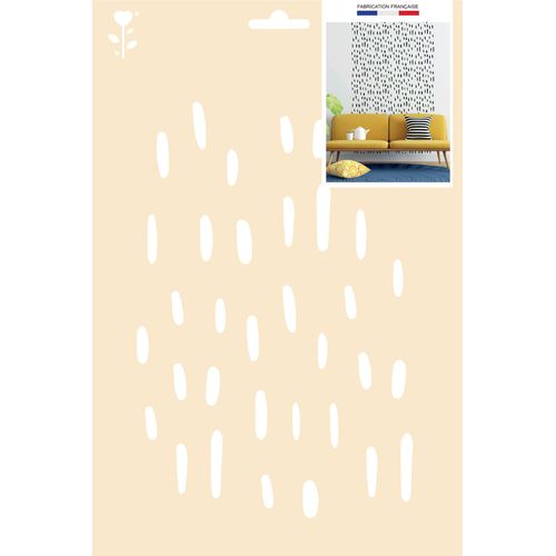 Pochoir A4 Sans Sachet - Graphique Traits